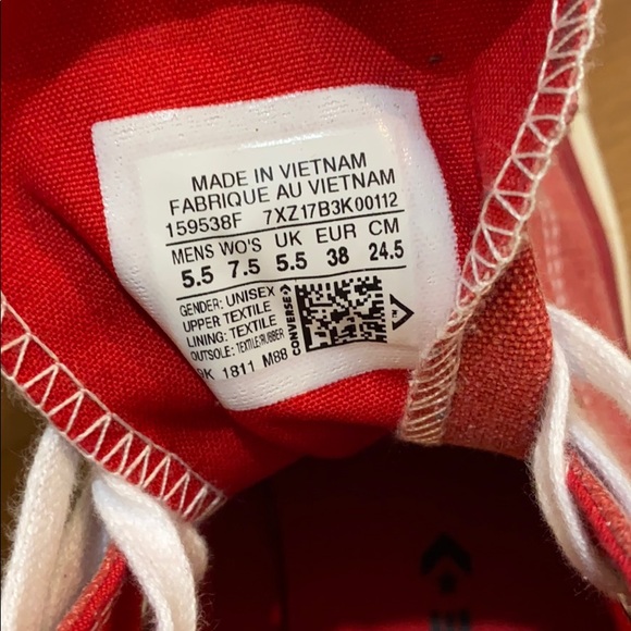 Classic Red converse - Picture 6 of 6